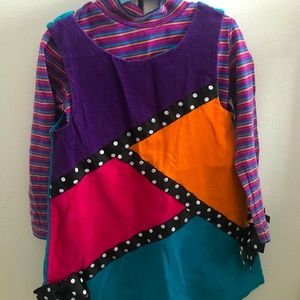 4T Bonnie Jean 2 piece top and jumper/dress